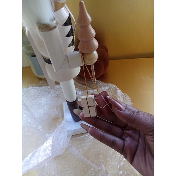 North Pole Trading Co Neutral 14" Nut Cracker - Picture 6 of 7